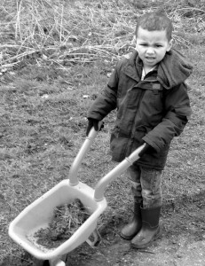 Young Mill. Green helper    